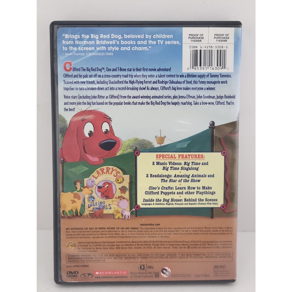Clifford's Really Big Movie (DVD, 2004)