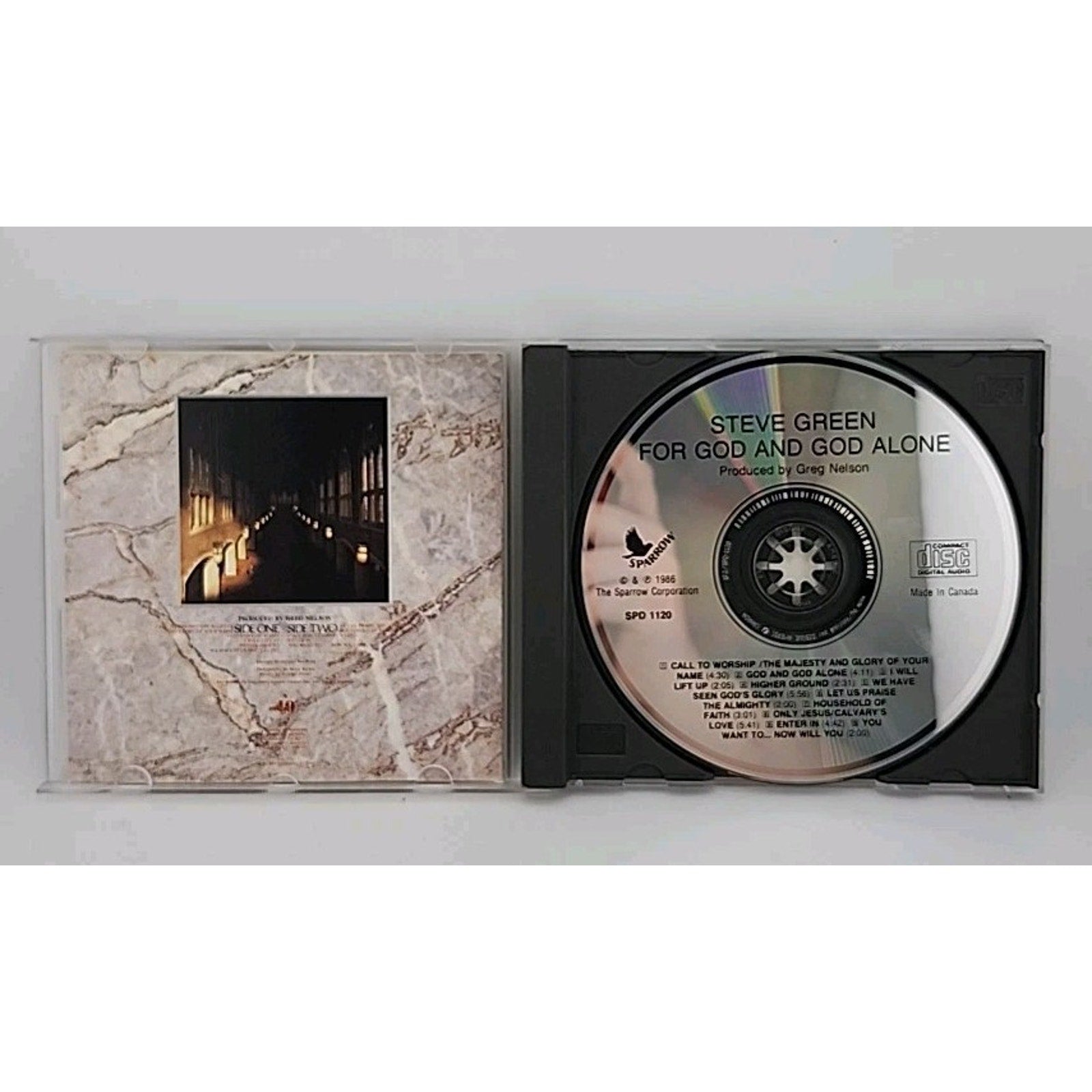 For God and God Alone by Steve Green (Gospel) (CD, Sep-1993, Sparrow Records)