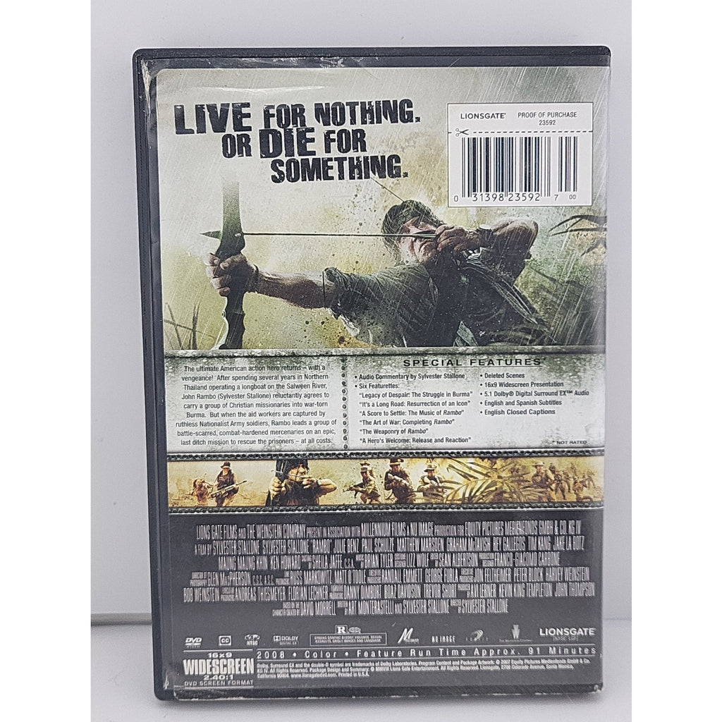 Rambo: The Fight Continues (DVD, 2008, Widescreen)