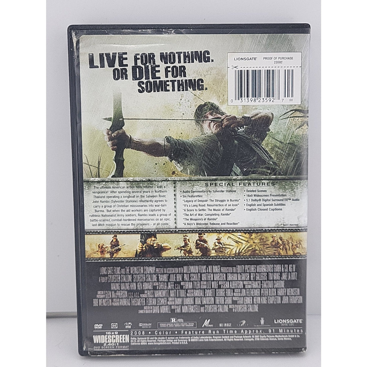 Rambo: The Fight Continues (DVD, 2008, Widescreen)