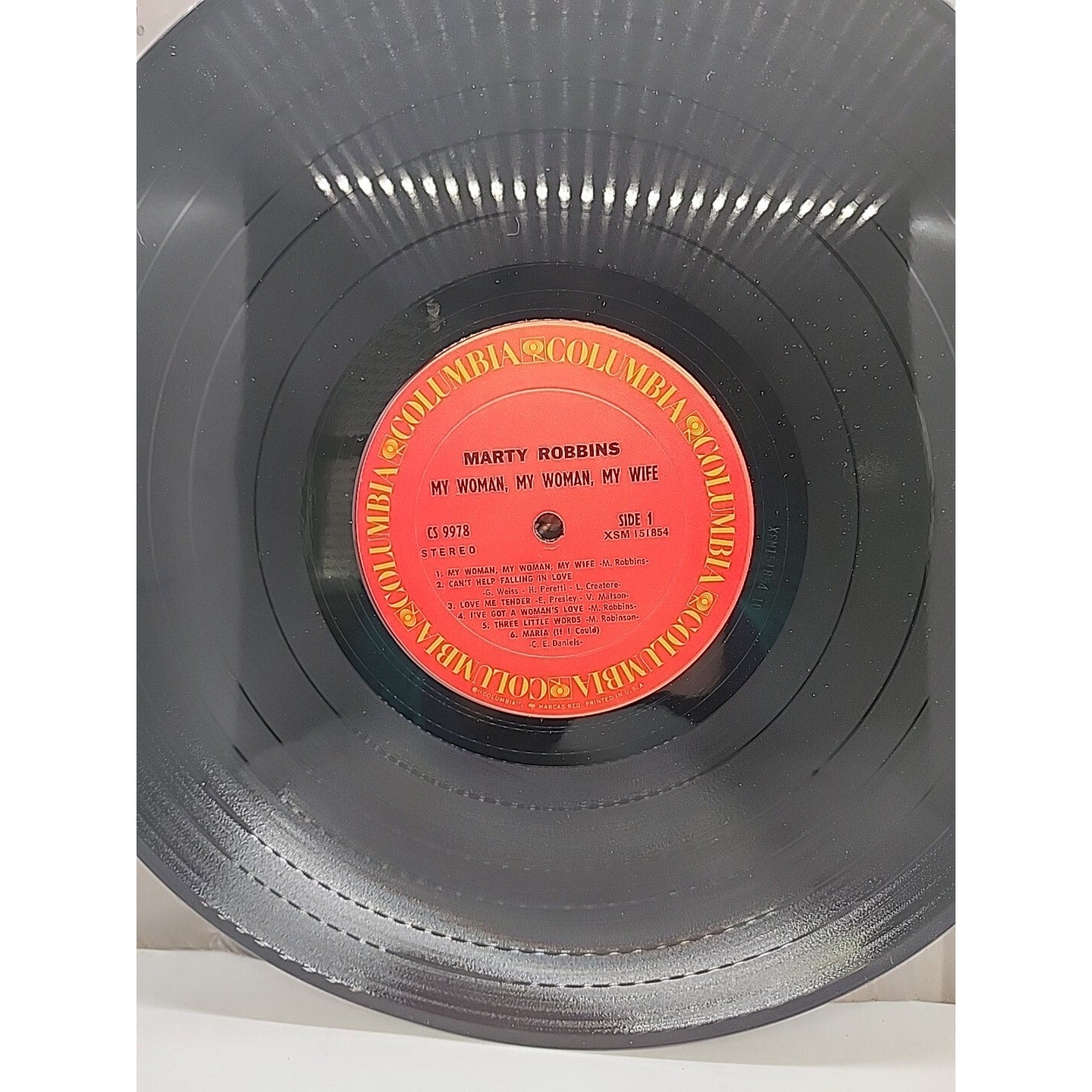 Marty Robbins My Woman, My Woman, My Wife (Record)